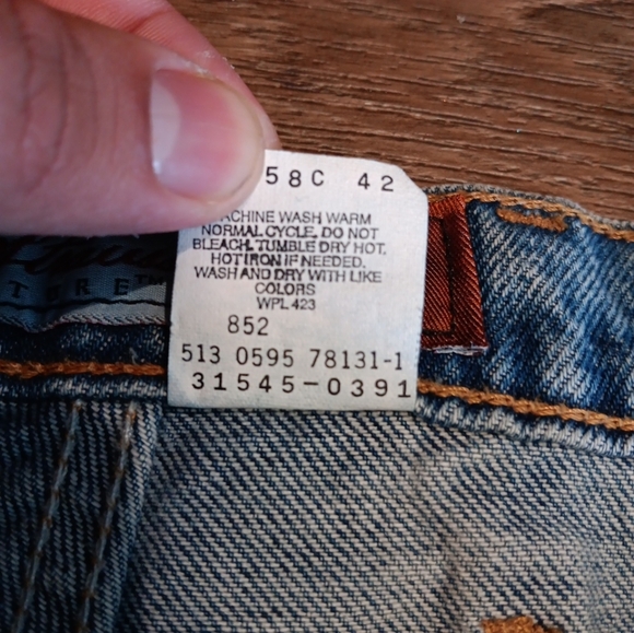 Vintage Levi's Orange Tab Classic Denim Men's Shorts Size W48 Loose Fit - Picture 4 of 8